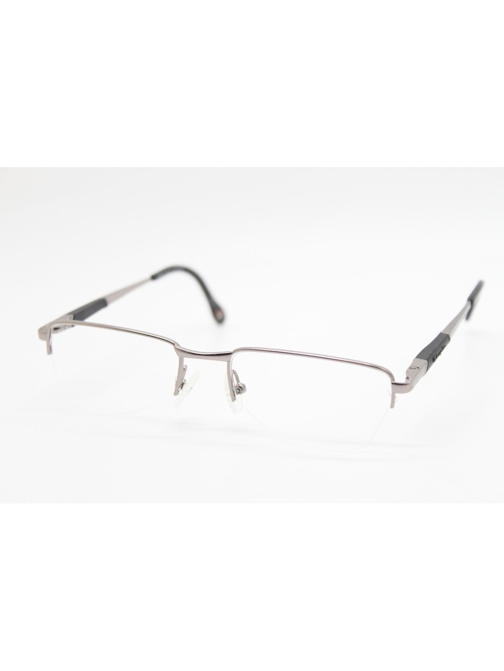 NEW CHAMPION CU 1016 C01 SILVER BLACK AUTHENTIC EYEGLASSES 51-18